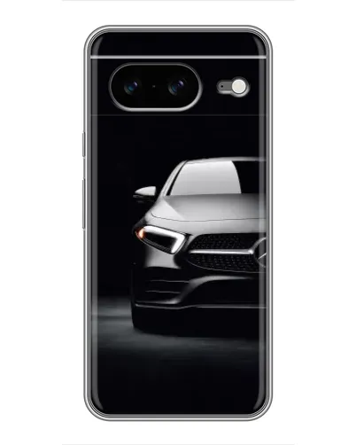 Чехол для Google Pixel 8 с картинкой «Свет фар Mercedes»