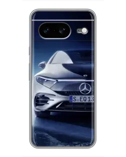 Чехол для Google Pixel 8 с картинкой «Mercedes EQ — будущее»