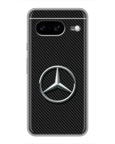 Чехол для Google Pixel 8 с картинкой «Карбоновый Mercedes стиль»