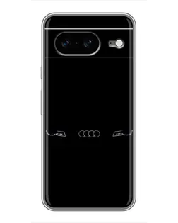 Чохол для Google Pixel 8 з картинкою «Audi — світловий підпис»