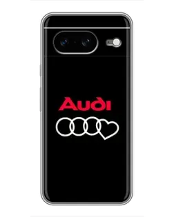Чохол для Google Pixel 8 з картинкою «Логотип Audi Heart»