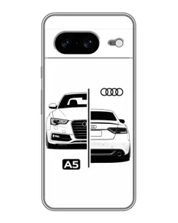 Чохол для Google Pixel 8 з картинкою «Audi — контрастний дизайн»