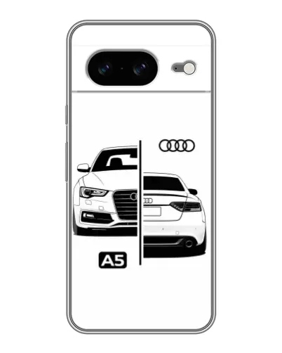 Чохол для Google Pixel 8 з картинкою «Audi — контрастний дизайн»