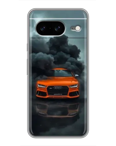 Чохол для Google Pixel 8 з картинкою «Audi у хмарах диму»