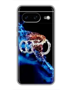 Чохол для Google Pixel 8 з картинкою «Енергія лого Audi»