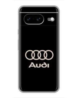 Чохол для Google Pixel 8 з картинкою «Audi — золотий логотип»