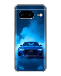 Чохол для Google Pixel 8 з картинкою «Audi — блакитна енергія»