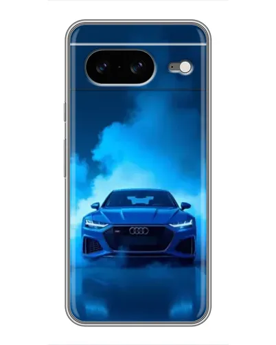 Чохол для Google Pixel 8 з картинкою «Audi — блакитна енергія»