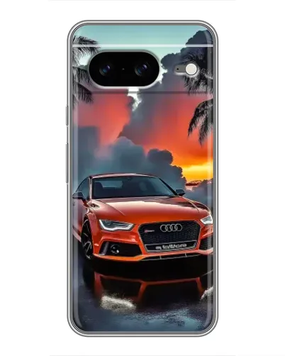 Чохол для Google Pixel 8 з картинкою «Audi — захід сонця»