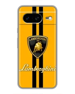 Чохол для Google Pixel 8 з картинкою «Lamborghini Stripe жовтий»