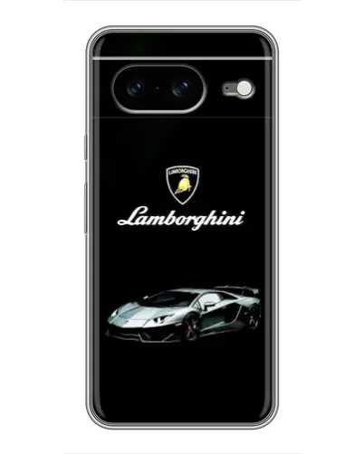 Чехол для Google Pixel 8 с картинкой «Логотип Lamborghini классика»