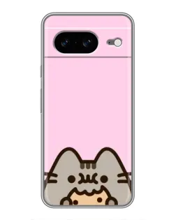 Чохол для Google Pixel 8 з картинкою «Pusheen та печиво»