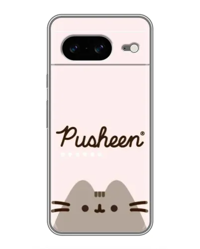Чехол для Google Pixel 8 с картинкой «Pusheen логотип»