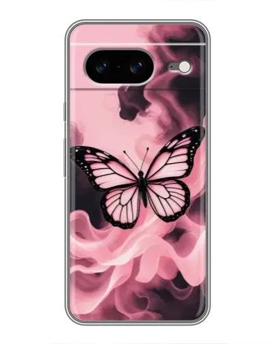 Чохол для Google Pixel 8 з картинкою «Метелик у диму»