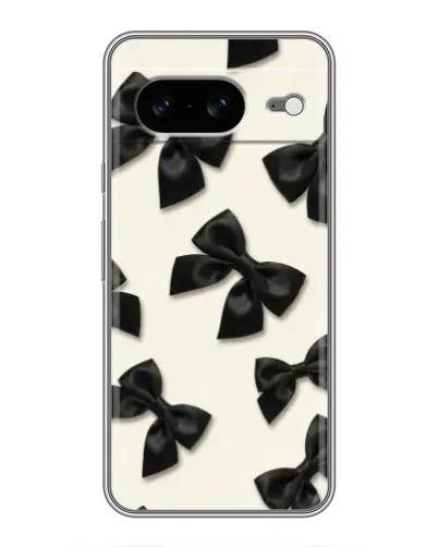 Чохол для Google Pixel 8 з картинкою «Чорні бантики»