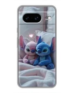 Чохол для Google Pixel 8 з картинкою «Плюшеві Стіч Ангел»