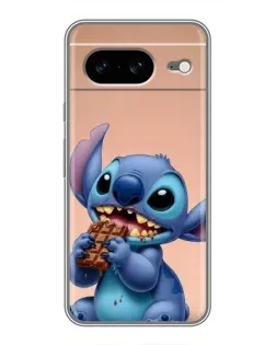 Чохол для Google Pixel 8 з картинкою «Стіч їсть шоколад»