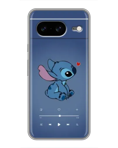 Чехол для Google Pixel 8 с картинкой «Музыкальный Stitch»
