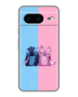 Чохол для Google Pixel 8 з картинкою «Stitch та Angel Love»