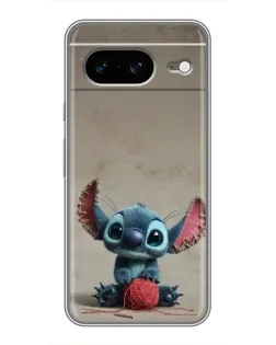 Чохол для Google Pixel 8 з картинкою «Стіч на чоричневому фоні»