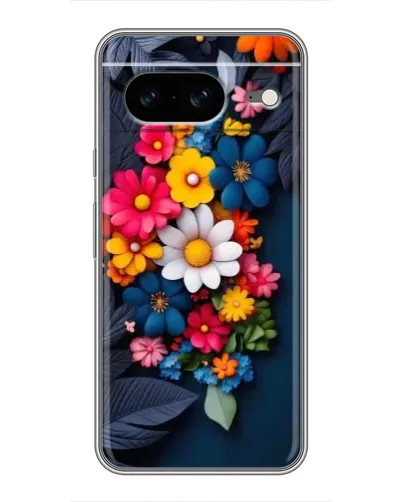 Чехол для Google Pixel 8 с картинкой «Цветочная феерия»
