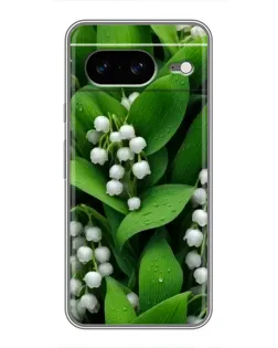 Чехол для Google Pixel 8 с картинкой «Ландыши в зелени»