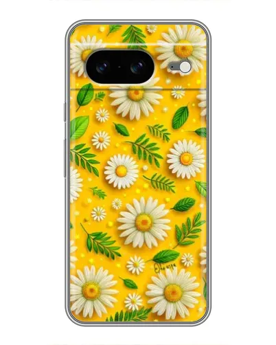 Чехол для Google Pixel 8 с картинкой «Ромашковое солнце»