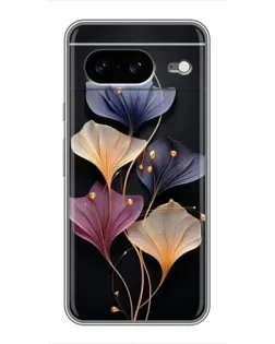 Чехол для Google Pixel 8 с картинкой «Лиловые цветы грации»