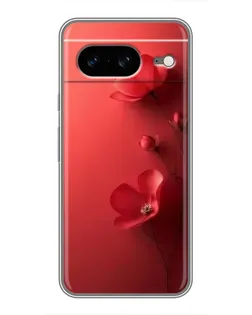 Чехол для Google Pixel 8 с картинкой «Маковые соцветия»