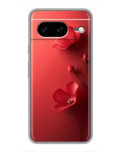 Чехол для Google Pixel 8 с картинкой «Маковые соцветия»