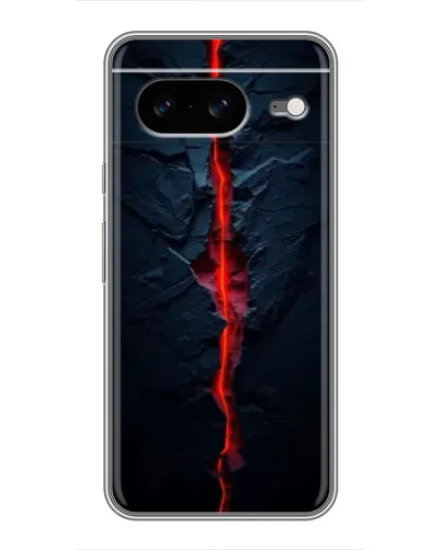 Чохол для Google Pixel 8 з картинкою «Червона лавова тріщина»
