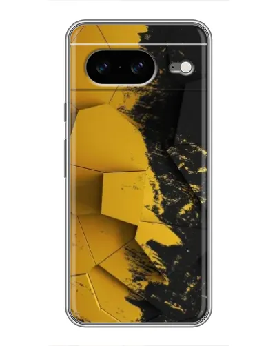 Чохол для Google Pixel 8 з картинкою «Золоті уламки геометрії»