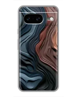 Чохол для Google Pixel 8 з картинкою «Кольорові хвилі каньйону»