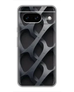 Чохол для Google Pixel 8 з картинкою «Об'ємне сіре плетіння»
