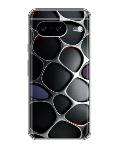Чохол для Google Pixel 8 з картинкою «Об'ємна темна решітка»