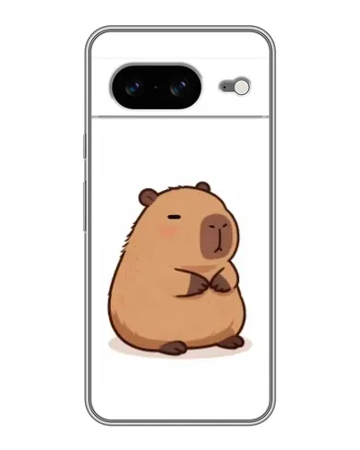 Чехол для Google Pixel 8 с картинкой «Толстенькая капибара»