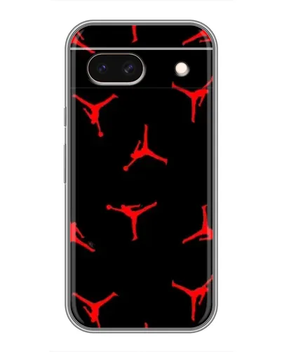 Чохол для Google Pixel 8A з картинкою «Jordan Red Pattern»