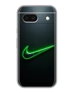 Чохол для Google Pixel 8A з картинкою «Неоновий контур Nike»