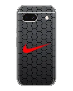 Чохол для Google Pixel 8A з картинкою «Nike — карбонова сітка»