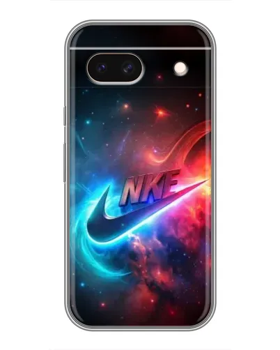 Чохол для Google Pixel 8A з картинкою «Вогняний логотип Nike»