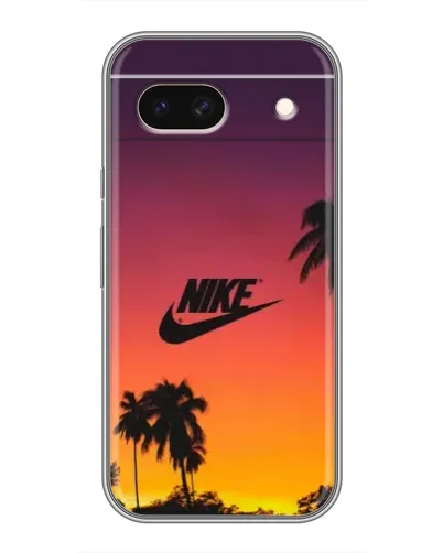 Чохол для Google Pixel 8A з картинкою «Nike на заході сонця»