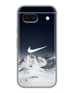 Чохол для Google Pixel 8A з картинкою «Nike — зимові гори»
