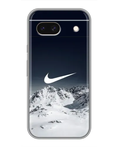 Чохол для Google Pixel 8A з картинкою «Nike — зимові гори»
