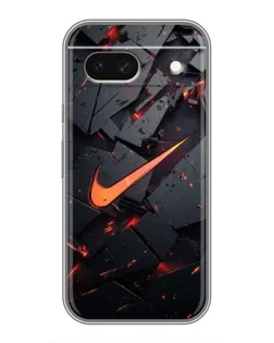 Чохол для Google Pixel 8A з картинкою «Nike — ефект розломів»
