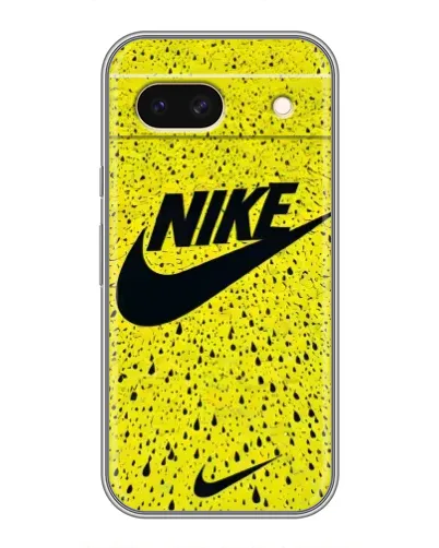 Чохол для Google Pixel 8A з картинкою «Жовтий текстурний Nike»