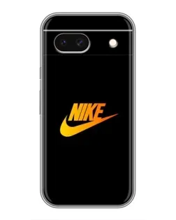 Чохол для Google Pixel 8A з картинкою «Золотий логотип Nike»
