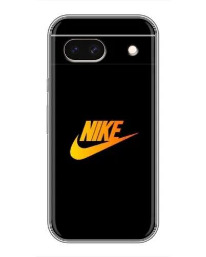 Чохол для Google Pixel 8A з картинкою «Золотий логотип Nike»