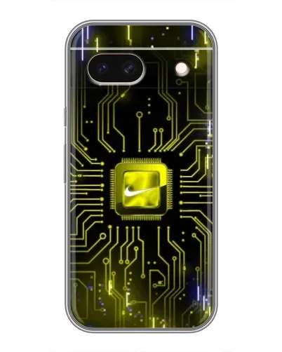 Чохол для Google Pixel 8A з картинкою «Nike — золота іскра»