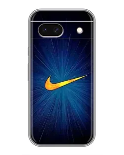 Чохол для Google Pixel 8A з картинкою «Синій пульс Nike»
