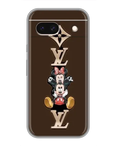 Чохол для Google Pixel 8A з картинкою «LV та Міккі Маус»
